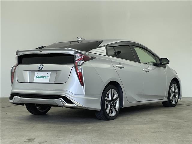 プリウス Sツーリングセレクション 禁煙 TRDエアロ トヨタセーフティセンス 純正9インチナビ フルセグ バックカメラ レーダークルーズコントロール LEDオートライト シートヒーター 純正17インチアルミホイール プッシュスタート(35枚目)