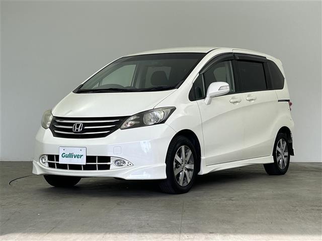 フリード Ｇ　エアロ　ジャストセレクション　禁煙車　社外メモリナビ　片側パワースライドドア　バックカメラ　リモコンキー　ＥＴＣ　電動格納ミラー　純正フロアマット　純正１５インチアルミホイール　フルセグＴＶ　Ｂｌｕｅｔｏｏｔｈ（36枚目）