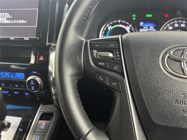 ヴェルファイアハイブリッド Z 禁煙車 純正9インチメモリナビ フリップダウンモニター 両側パワースライドドア プリクラッシュセーフティ レーンキープアシスト オートハイビーム レーダークルーズコントロール 純正17インチAW(13枚目)