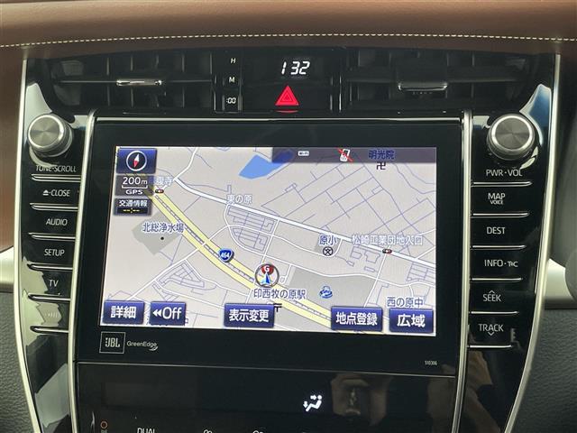 ハリアーハイブリッド プログレス メタル アンド レザーパッケージ 禁煙 純正9型ナビ JBLサウンド 全方位カメラ トヨタセーフティセンス レーダークルーズコントロール レーンキープアシスト AC100V オートハイビーム シートヒーター&ベンチレーション ETC(3枚目)