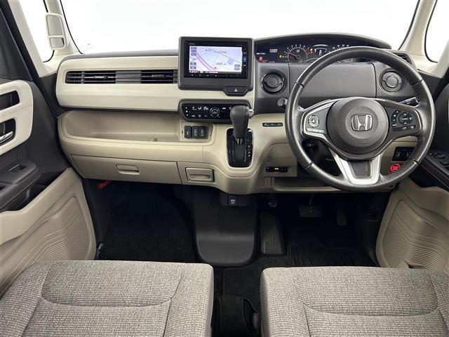 Ｎ－ＢＯＸ Ｇ・ＥＸターボホンダセンシング　禁煙　純正７インチメモリーナビ　ＣＤ／ＤＶＤ　ワンセグＴＶ　バックカメラ　両側パワースライドドア　スマートキー　リアコーナーセンサー　ＬＥＤヘッドライト　ビルトインＥＴＣ　純正フロアマット（2枚目）