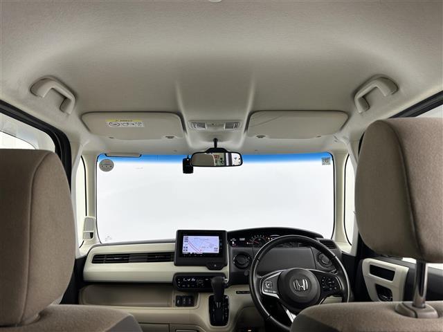 Ｎ－ＢＯＸ Ｇ・ＥＸターボホンダセンシング　禁煙　純正７インチメモリーナビ　ＣＤ／ＤＶＤ　ワンセグＴＶ　バックカメラ　両側パワースライドドア　スマートキー　リアコーナーセンサー　ＬＥＤヘッドライト　ビルトインＥＴＣ　純正フロアマット（3枚目）