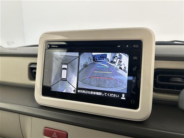 アルトラパン L 禁煙 純正7インチナビ 全方位カメラ フルセグTV シートヒーター レーダーブレーキサポート プッシュスタート スマートキー ETC CD/DVD USBポート 社外15インチAW アームレスト(6枚目)