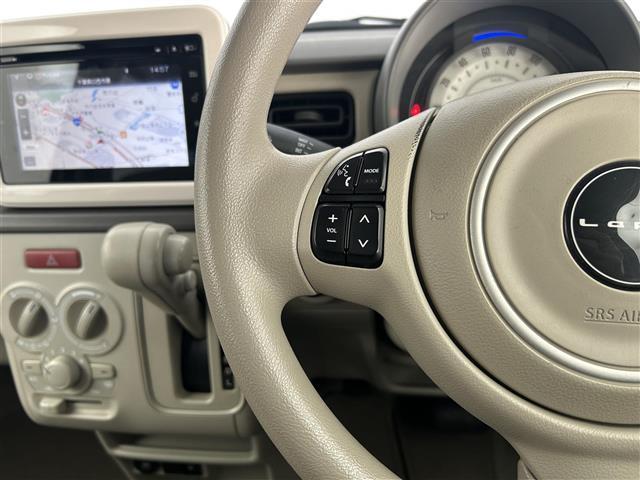 アルトラパン L 禁煙 純正7インチナビ 全方位カメラ フルセグTV シートヒーター レーダーブレーキサポート プッシュスタート スマートキー ETC CD/DVD USBポート 社外15インチAW アームレスト(11枚目)