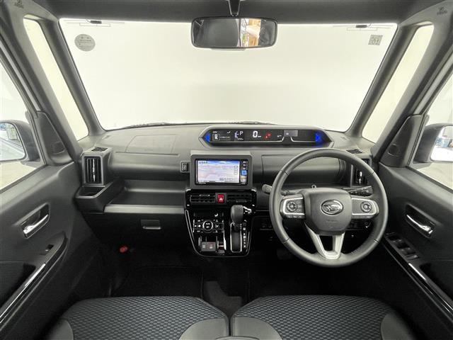 タント カスタムRS 禁煙 純正7型ナビ 両側電動スライドドア バックカメラ 電動パーキングブレーキ 全方位カメラ LEDヘッドライト スマートアシスト レーダークルーズコントロール シートヒーター ビルトインETC(2枚目)