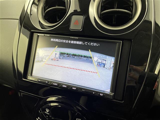ノート Ｘ　Ｖセレクション　禁煙車　社外７型メモリナビ　エマージェンシーブレーキ　バックカメラ　Ｂｌｕｅｔｏｏｔｈ　コーナーセンサー　オートライト　ヘッドライトレベライザー　プッシュスタート　スマートキー　スペアキー（7枚目）