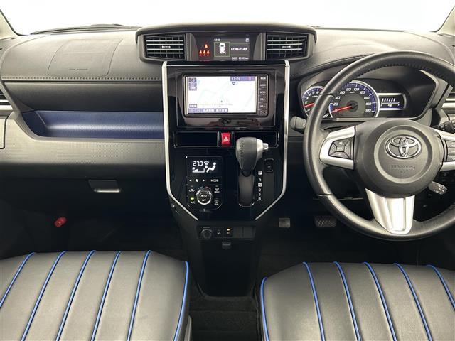 ルーミー カスタムＧ　禁煙車　純正７型メモリナビ　コンフォートＰＫＧ　スマートアシストＩＩＩ　両側パワースライドドア　前席シートヒーター　フロントスポイラー　バックカメラ　クルーズコントロール　コーナーセンサー（2枚目）