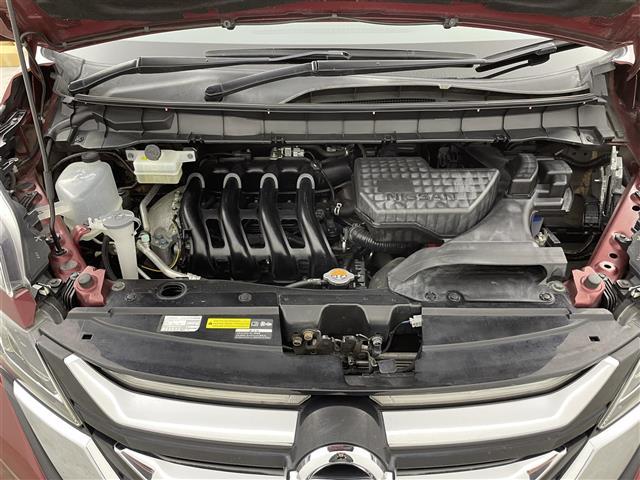 セレナ ハイウェイスター プロパイロットエディション 禁煙車 純正9型メモリナビ エマージェンシーブレーキ プロパイロット フリップダウンモニター バックカメラ 革巻きステアリング Blu-ray Bluetooth フルセグTV 純正16インチAW(42枚目)