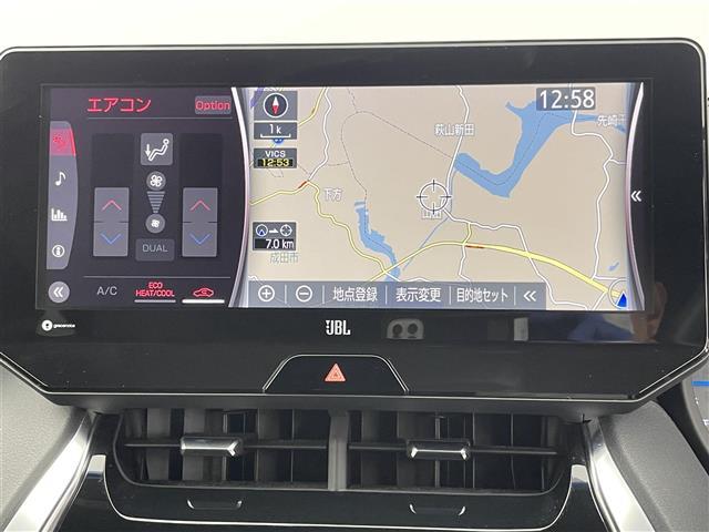 ハリアーハイブリッド Z 禁煙 純正カーオーディオ JBLプレミアムサウンド 全方位カメラ 純正19インチアルミホイール レーダークルーズコントロール LEDオートライト オートエアコン パワーシート ハーフレザー USB(3枚目)