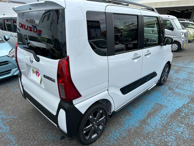 タント ファンクロスターボ　届け出済未使用車　バックカメラ　両側電動スライドドア　クリアランスソナ　衝突被害軽減システム　オートライト　ＬＥＤヘッドランプ　ヘッドライトウォッシャ　スマートキ　アイドリングストップ　電動格納ミラー（16枚目）