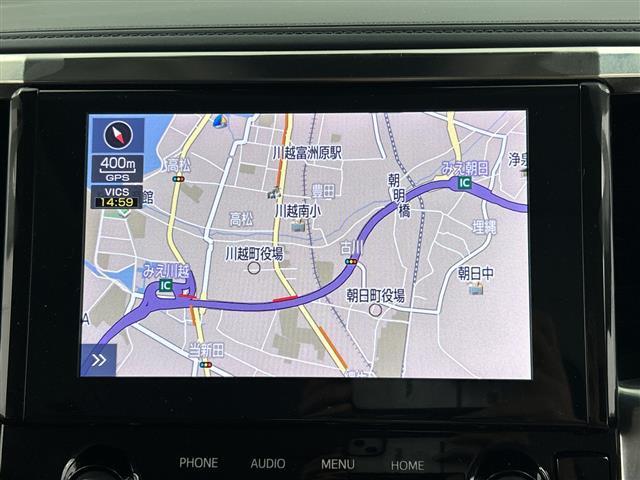 アルファード ２．５Ｓ　Ｃパッケージ　禁煙車　純正ナビ　ツインムーンルーフ　前席シートヒーター　前席ベンチレーション　全席パワーシート　１２．１インチフリップダウンモニター　レーダークルーズコントロール　三眼ＬＥＤヘッドライト　純正ＥＴＣ（6枚目）