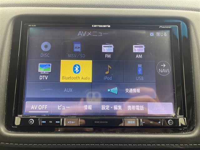 ヴェゼル ハイブリッドＺ・ホンダセンシング　禁煙車／社外ナビ／バックカメラ／レーダークルーズコントロール／シートヒーター／ハーフレザーシート／レーンキープアシスト／先行車発進おしらせ機能／パドルシフト／ビルトインＥＴＣ（5枚目）