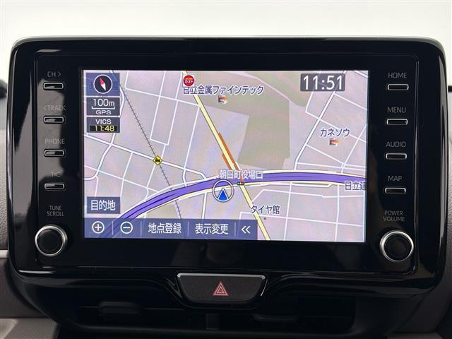 ヤリス ハイブリッドZ 禁煙車/純正ナビ/パノラミックビューモニター/トヨタセーフティセンス/レーダークルーズコントロール/オートマチックハイビーム/プリクラッシュセーフティ/レーントレーシングアシスト/シートヒーター(4枚目)