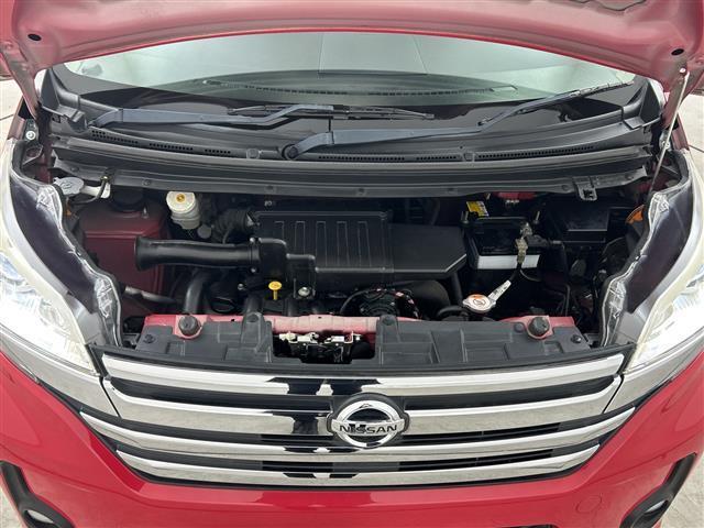 デイズルークス ハイウェイスター ターボ 禁煙車 純正SDナビ(フルセグTV/CD/DVD/AUX/USB) 全方位カメラ 両側パワースライドドア 横滑り防止装置 プッシュスタート スマートキー スペアキー×1 純正15インチアルミホイール(43枚目)