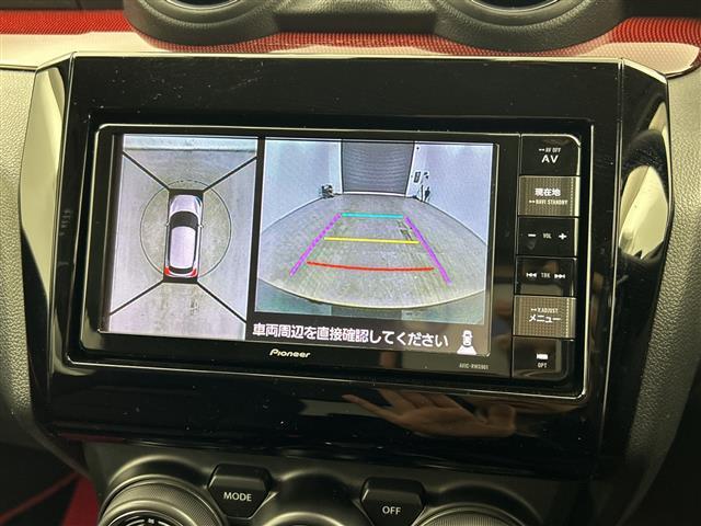 スイフトスポーツ ベースグレード /禁煙車/社外7型メモリナビ/フルセグTV/全方位カメラ/オートエアコン/MTモード付AT/パドルシフト/運転席シートヒーター/ウッドコンビステアリング/ステアリングスイッチ/レーダークルコン(4枚目)