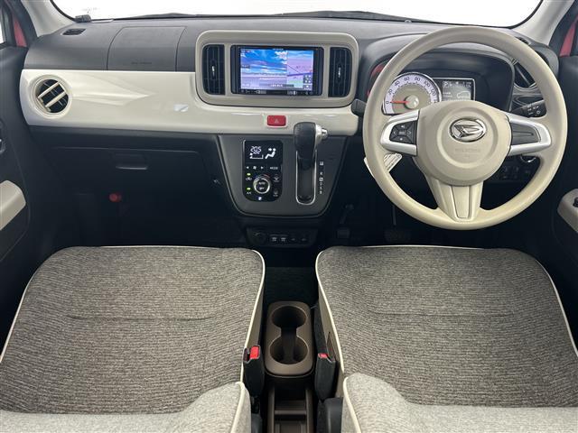 ミラトコット Ｇ　ＳＡＩＩＩ　禁煙車　社外ナビ　前席シートヒーター　全方位カメラ　オートライト　オートハイビーム　コーナーセンサー　衝突軽減ブレーキ　プッシュスタート／スマートキー　フルセグ　ｉＰｏｄ　ステアリングスイッチ（3枚目）