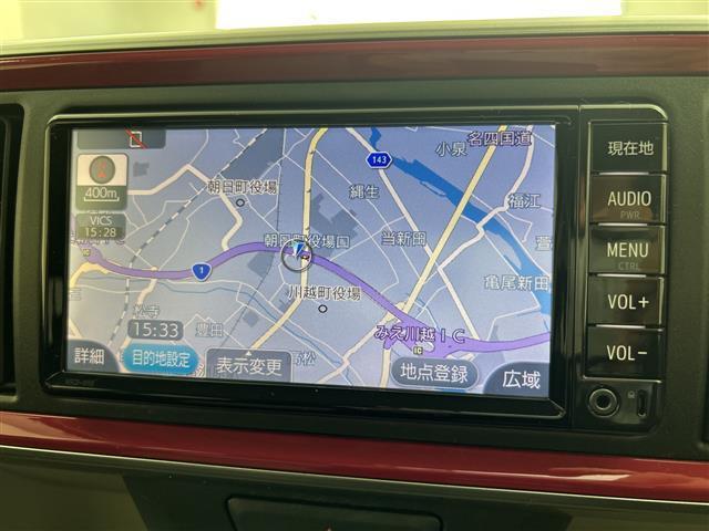 パッソ モーダ　純正ナビ　前後ドラレコ　バックカメラ　ＬＥＤヘッドライト　スマートキー　ＥＴＣ　ステアリングスイッチ　プッシュスタート（4枚目）