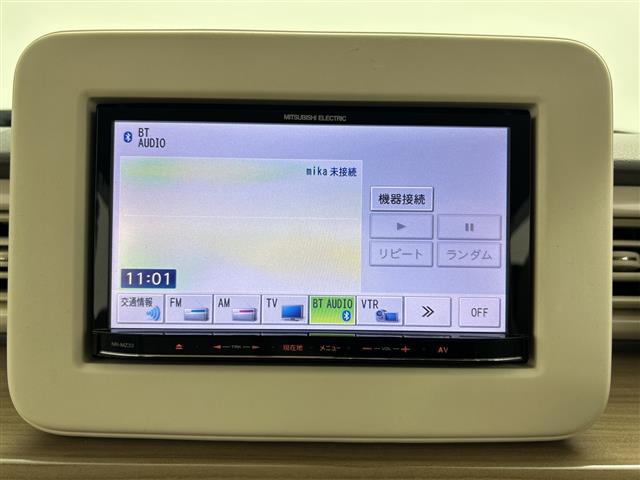 アルトラパン Ｘ　禁煙車　社外ナビ　シートヒーター　ＥＴＣ　オートライト　電動格納ミラー　衝突軽減ブレーキ　フルオートエアコン　プッシュスタート／スマートキー　スペアキー　アイドリングストップ　フルセグ　ＡＵＸ（4枚目）