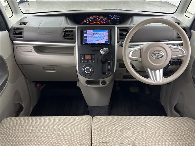 タント Ｘ　禁煙車　ナビ　オートエアコン　片側パワースライドドア　アイドリングストップ　ＥＴＣ　スマートキー　プッシュスタート　電格ミラー　Ｗエアバッグ　ＤＶＤ　フルセグ　オートライト　ＡＢＳ（2枚目）