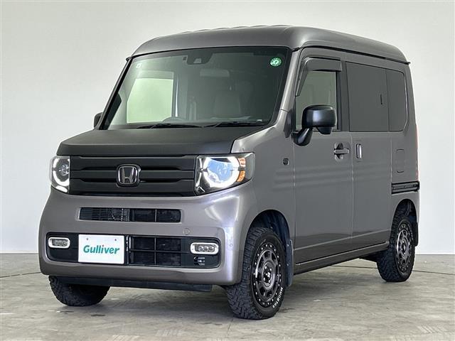 Ｎ－ＶＡＮ＋スタイル ファン・ターボ　禁煙車　純正８型ナビ　バックカメラ　ホンダセンシング　レーダークルーズコントロール　レーンキープアシスト　純正ＯＰラッピングボンネット　前後コーナーセンサー　社外リフトアップサス　純正サス積み込み（14枚目）