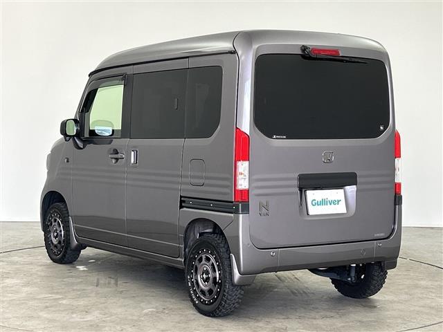 Ｎ－ＶＡＮ＋スタイル ファン・ターボ　禁煙車　純正８型ナビ　バックカメラ　ホンダセンシング　レーダークルーズコントロール　レーンキープアシスト　純正ＯＰラッピングボンネット　前後コーナーセンサー　社外リフトアップサス　純正サス積み込み（15枚目）