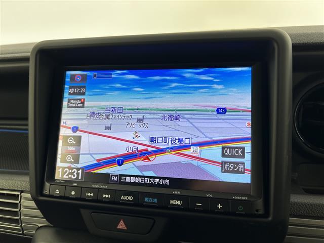 Ｎ－ＶＡＮ＋スタイル ファン・ターボ　禁煙車　純正８型ナビ　バックカメラ　ホンダセンシング　レーダークルーズコントロール　レーンキープアシスト　純正ＯＰラッピングボンネット　前後コーナーセンサー　社外リフトアップサス　純正サス積み込み（19枚目）