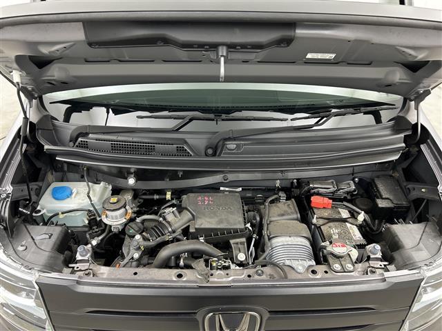 Ｎ－ＶＡＮ＋スタイル ファン・ターボ　禁煙車　純正８型ナビ　バックカメラ　ホンダセンシング　レーダークルーズコントロール　レーンキープアシスト　純正ＯＰラッピングボンネット　前後コーナーセンサー　社外リフトアップサス　純正サス積み込み（43枚目）