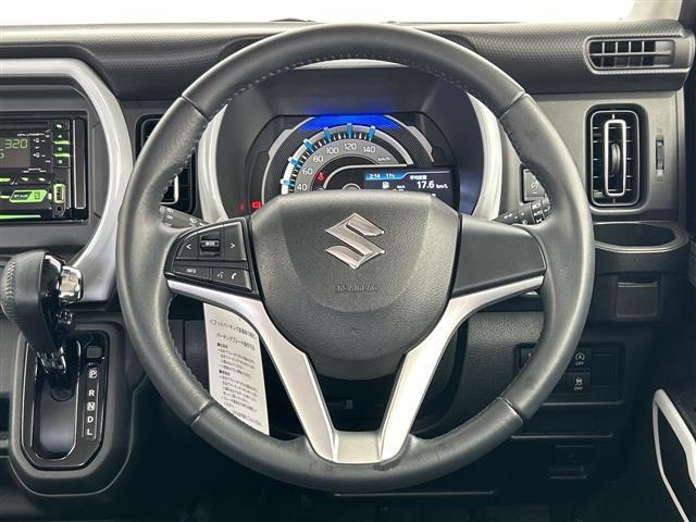 ハスラー ハイブリッドＸ　禁煙車ドラレコ　シートヒーター　ＬＥＤヘッドライト　レーダーブレーキサポート　レーンキープアシスト　スマートキー　本革ステアリング　ステアリングスイッチ（9枚目）