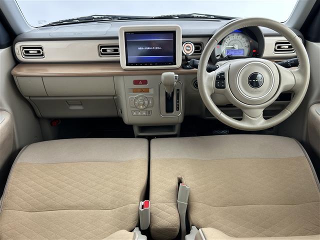 アルトラパン X 禁煙車 純正ナビ Bluetooth フルセグ 前席シートヒーター 全方位カメラ ETC オートライト 衝突軽減ブレーキ レーンキープアシスト プッシュスタート/スマートキー 純正アルミホイール(3枚目)