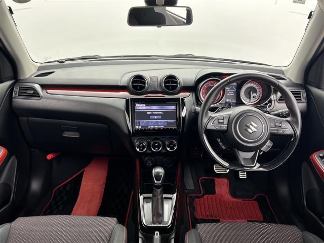 スイフトスポーツ ベースグレード 禁煙車/純正8型ナビ/Bluetooth/全方位モニター/衝突軽減ブレーキ/クルーズコントロール/ETC/LEDライト/フォグランプ/電動格納式ミラー/ステアリングリモコン/革巻きステアリング(3枚目)