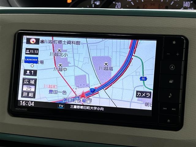 ムーヴキャンバス Ｇホワイトアクセントリミテッド　ＳＡＩＩＩ　禁煙車／スマートアシスト３／純正ＳＤナビ／フルセグＴＶ／パノラミックビューモニター／両側パワースライドドア／ＬＥＤオートライト／フォグランプ／コーナーセンサー／ＥＴＣ／ドライブレコーダー／スマートキー（8枚目）