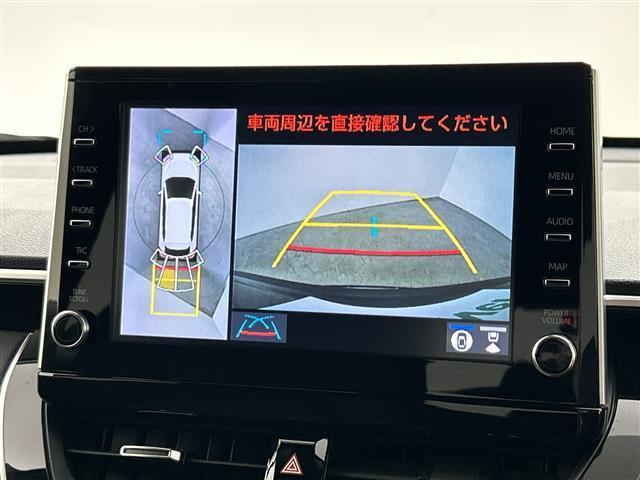 カローラクロス ハイブリッド　Ｚ　禁煙車／純正ディスプレイオーディオ／全方位カメラ／トヨタセーフティセンス／レーダークルーズコントロール／前席シートヒーター／パワーバックドア／ＢＳＭ／オートハイビーム／ハーフレザーシート／ＥＴＣ（4枚目）