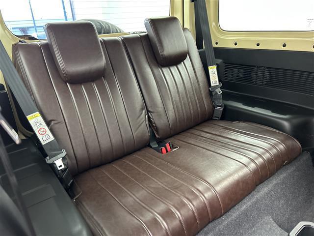 ジムニー XL 禁煙車 社外ナビ 前席シートヒーター ETC バックモニター ドライブレコーダー TVキャンセラー ルーフキャリア サイドステップ レザー調シートカバー フルセグ iPod スペアタイヤ CD/DVD(19枚目)