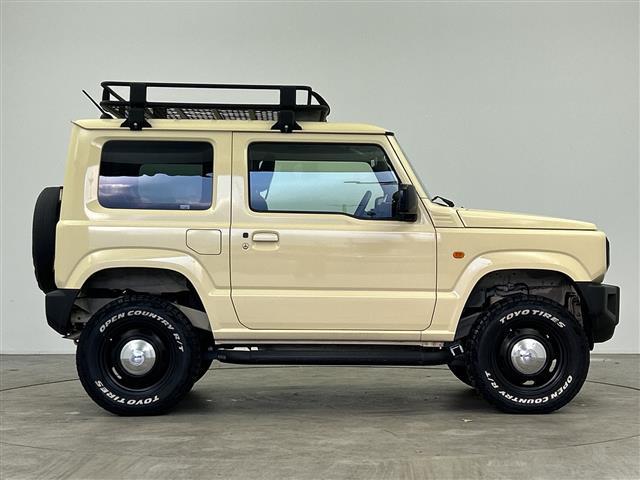 ジムニー XL 禁煙車 社外ナビ 前席シートヒーター ETC バックモニター ドライブレコーダー TVキャンセラー ルーフキャリア サイドステップ レザー調シートカバー フルセグ iPod スペアタイヤ CD/DVD(24枚目)