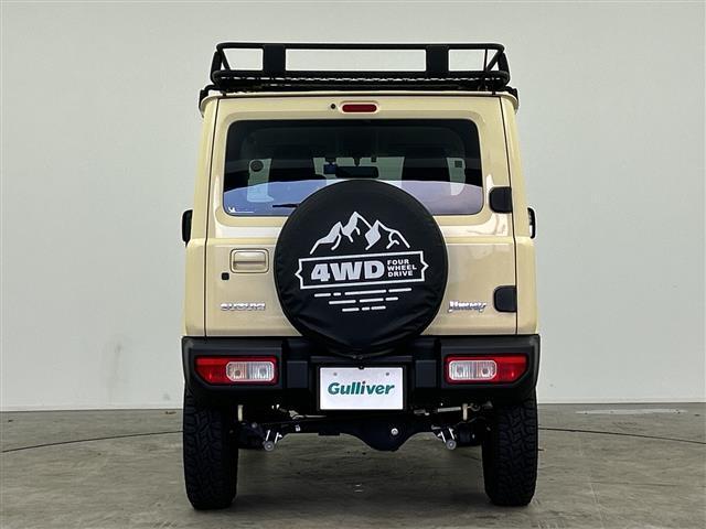 ジムニー XL 禁煙車 社外ナビ 前席シートヒーター ETC バックモニター ドライブレコーダー TVキャンセラー ルーフキャリア サイドステップ レザー調シートカバー フルセグ iPod スペアタイヤ CD/DVD(25枚目)