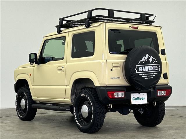 ジムニー XL 禁煙車 社外ナビ 前席シートヒーター ETC バックモニター ドライブレコーダー TVキャンセラー ルーフキャリア サイドステップ レザー調シートカバー フルセグ iPod スペアタイヤ CD/DVD(26枚目)