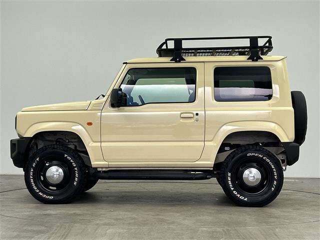 ジムニー XL 禁煙車 社外ナビ 前席シートヒーター ETC バックモニター ドライブレコーダー TVキャンセラー ルーフキャリア サイドステップ レザー調シートカバー フルセグ iPod スペアタイヤ CD/DVD(28枚目)