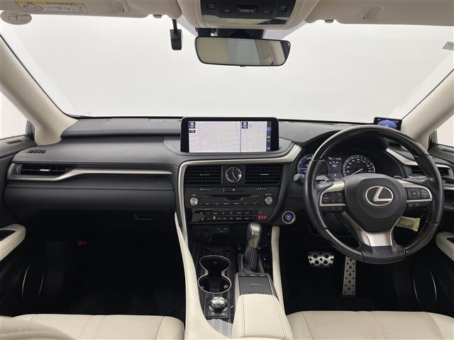 RX RX450h バージョンL ムーンルーフ モデリスタエアロ 純正12.3インチナビ パノラミックビューモニター 全席パワーシート シートヒーター シートベンチレーション 三眼LEDヘッドライト BSM ドライブレコーダー 禁煙(2枚目)