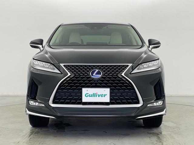 RX RX450h バージョンL ムーンルーフ モデリスタエアロ 純正12.3インチナビ パノラミックビューモニター 全席パワーシート シートヒーター シートベンチレーション 三眼LEDヘッドライト BSM ドライブレコーダー 禁煙(44枚目)