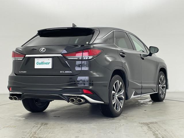 RX RX450h バージョンL ムーンルーフ モデリスタエアロ 純正12.3インチナビ パノラミックビューモニター 全席パワーシート シートヒーター シートベンチレーション 三眼LEDヘッドライト BSM ドライブレコーダー 禁煙(46枚目)