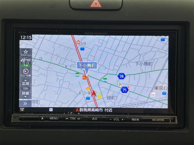 フリード G・ホンダセンシング 社外7型ナビ フルセグTV 衝突被害軽減システム 両側電動スライドドア ハーフレザーシート ステアリングスイッチ クルーズコントロール 横滑り防止機能 LEDライト ビルトインETC スマートキー(3枚目)