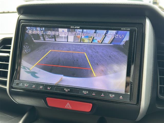 Ｎ－ＢＯＸ Ｇ　ＳＳパッケージ　社外ＳＤナビ　型式：ＡＶＮ－Ｖ０２（ＦＭ／ＡＭ／ＢＴ／ＴＶ／ＣＤ／ＤＶＤ／ＡＵＸ）両側パワースライドドア　純正アルミホイール　純正フロアマット　社外ＥＴＣ　ＡＢＳ　横滑り防止装置　スマートキー（9枚目）