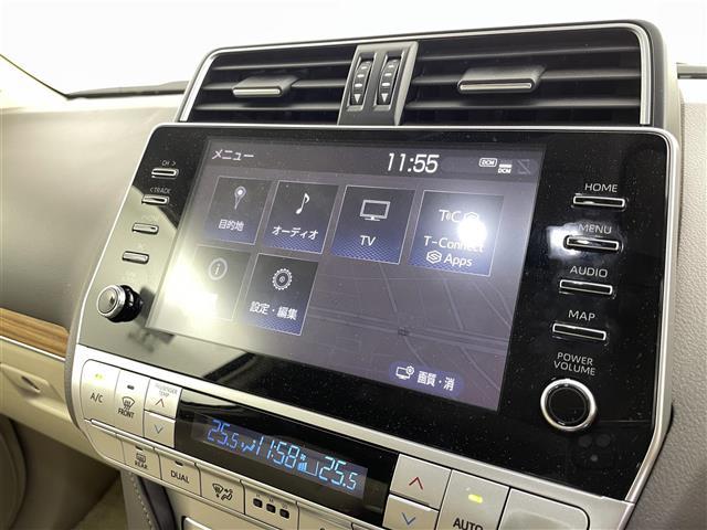 ランドクルーザープラド TX Lパッケージ サンルーフ 純正ナビ 全方位カメラ ビルトインETC レザーシート シートヒーター コーナーセンサー オートライト LEDヘッドライド 衝突軽減ブレーキ クルーズコントロール(11枚目)