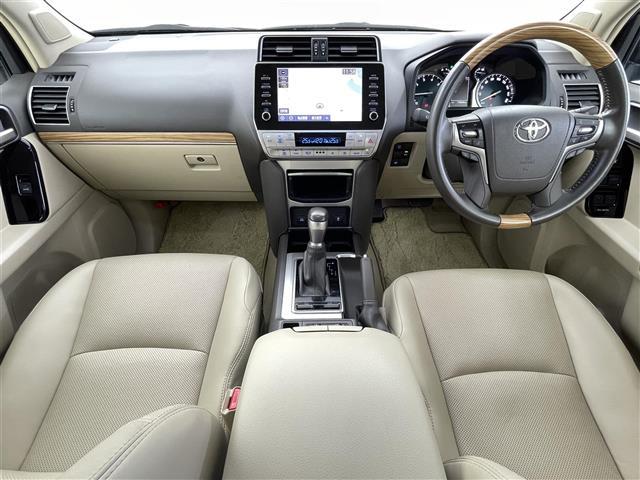 ランドクルーザープラド TX Lパッケージ サンルーフ 純正ナビ 全方位カメラ ビルトインETC レザーシート シートヒーター コーナーセンサー オートライト LEDヘッドライド 衝突軽減ブレーキ クルーズコントロール(41枚目)