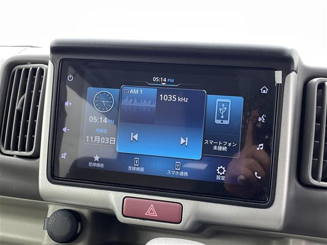 エブリイワゴン PZターボスペシャル 4WD 純正ディスプレイオーディオ(Bluetooth/スマートフォン接続/AM・FM) バックカメラ 純正電動オートステップ 両側パワースライドドア スズキセーフティサポート シートヒーター(8枚目)