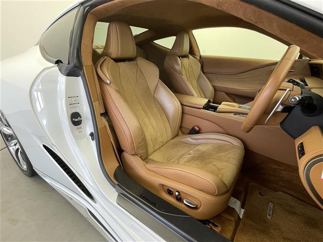 LC LC500 Sパッケージ 純正ナビ TRDフルエアロ カラーヘッドアップディスプレイ アクティブリアウィング 純正21インチアルミホイール アルカンターラ内装(オーカー)純正ビルトインETC 純正フロアマット 保証書,記録簿(24枚目)
