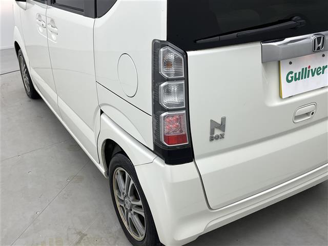 N-BOX G・Lパッケージ 社外SDナビ 片側電動ドア 社外ETC 純正アルミホイール スマートキー プッシュスタート ヘッドライトレベライザー 純正フロアマット ACC 横滑り防止装置 純正キセノンヘッドライト 電動格納ミラー(34枚目)