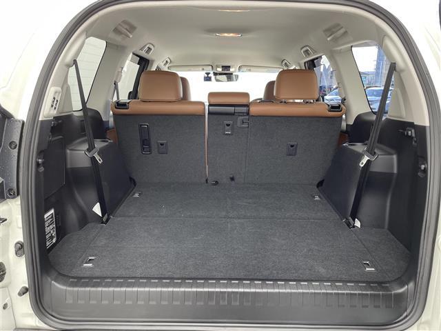 ランドクルーザープラド TX Lパッケージ 70thアニバーサリーリミテッド 純正メーカーオプション9インチナビ 7人乗り仕様 寒冷地仕様 全方位モニター プラドスーパーライブサウンド サドルタン 快適温熱レザーシート 純正18インチアルミホイール 純正スターター ETC(38枚目)