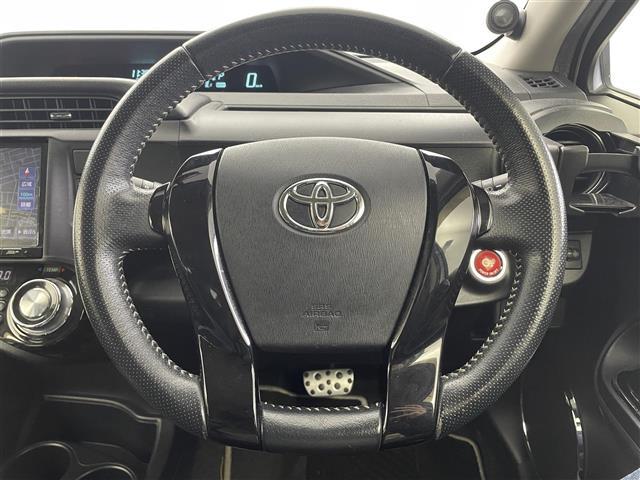 アクア G G’s KENWOOD製SDナビ(FM/AM/BT/CD/DVD/Ipod)ハーフレザーシート 純正LEDヘッドライト 純正フロントフォグライト 社外ETC(3枚目)