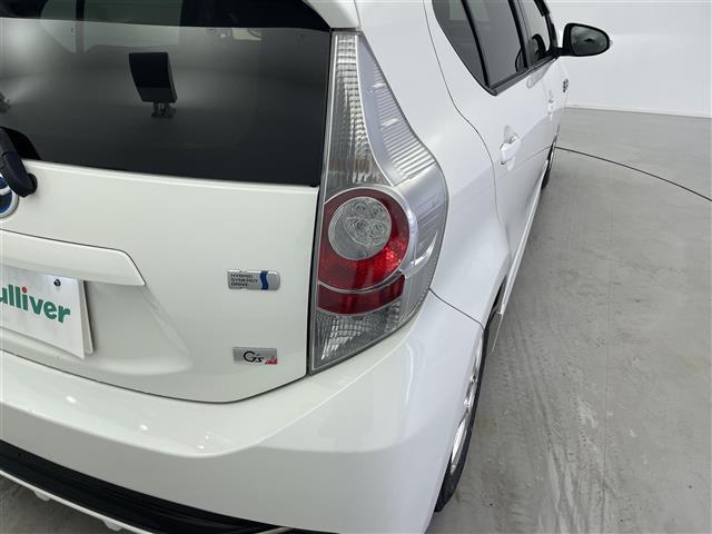 アクア G G’s KENWOOD製SDナビ(FM/AM/BT/CD/DVD/Ipod)ハーフレザーシート 純正LEDヘッドライト 純正フロントフォグライト 社外ETC(34枚目)